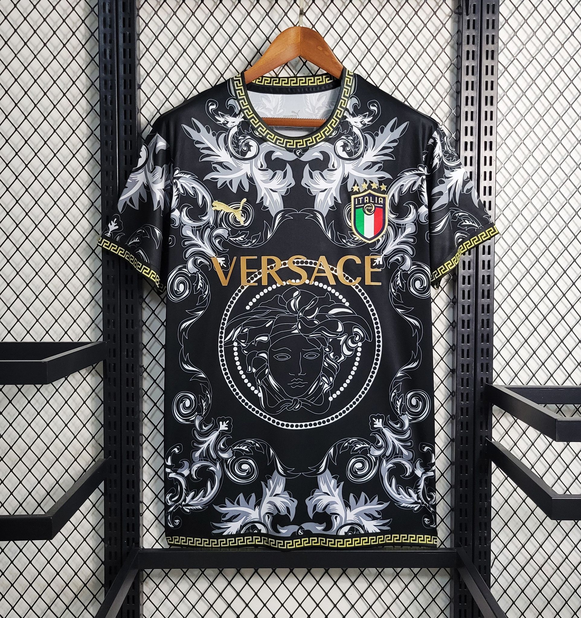 Italy x Versace Black Limited Edition Jersey-S