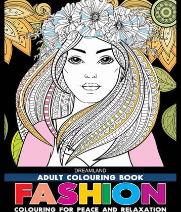Fashion- Colouring Book for Adults - Colouring Books for Peace and Relaxation Book