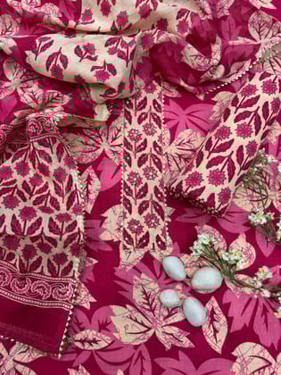 Hand Work Cotton Gota Suit