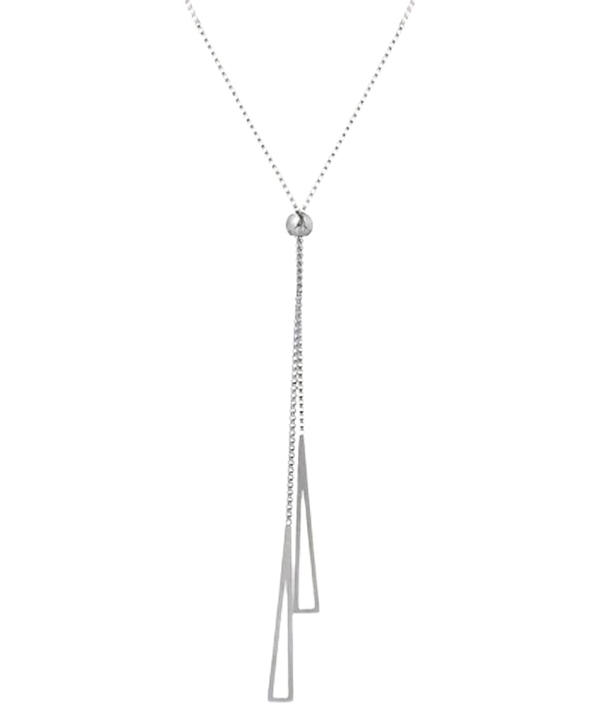FASHION FRILL Silver Pendant ( Pack of 1 )