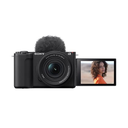 Sony Alpha ZV-E10M2K 26 MP Interchangeable Lens Mirrorless Vlog Camera for Creators (16-50mm Power Zoom Lens) | APS-C Sensor | 4K 60p with 10bit 4:2:2 Recording - (Black) Sony Alpha ZV-E10M2K 26 MP Interchangeable Lens Mirrorless Vlog Camera for Creators