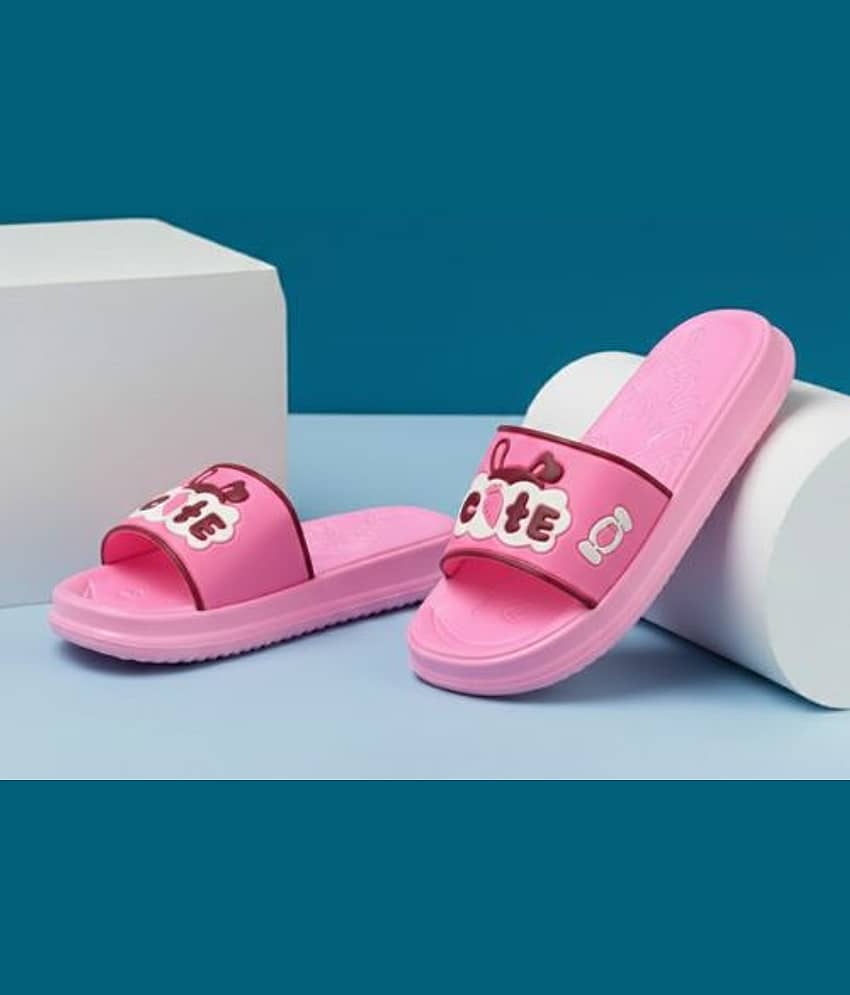ZOOMBIE Pink Women's Slide Flip Flop