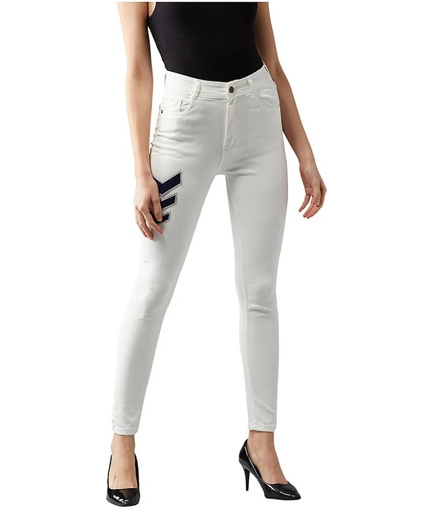 Dolce Crudo Denim Jeans - White