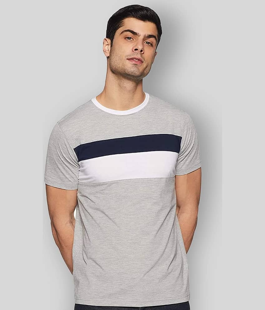 Glito Pack of 1 Cotton Blend Regular Fit Men's T-Shirt ( Multicolor )