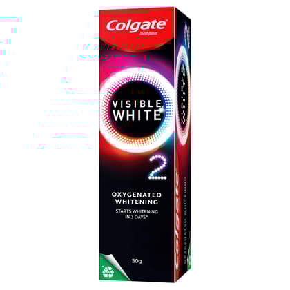 COLGATE VISIBLE WHITE O2 OXYGENATED 50G