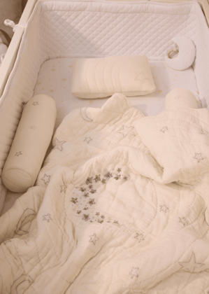 Luna Cot Bedding Set with Bumper