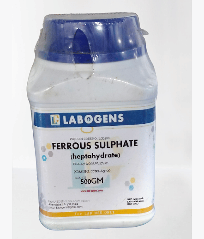 FERROUS SULPHATE (heptahydrate) 500gm