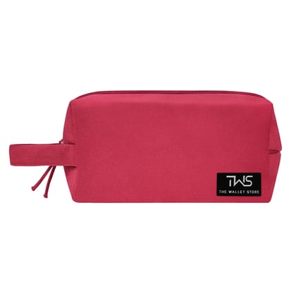 The Wallet Store EcoZen Canvas Pouch - Red