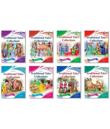 English Story Book Collections for kids set of 8 By InIkao : A Total of 120 Panchatantra & Traditional Short Stories with Pictures