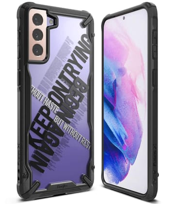 (Refurbished) Samsung Galaxy S21 Back Cover Case | Fusion X Design - Cross