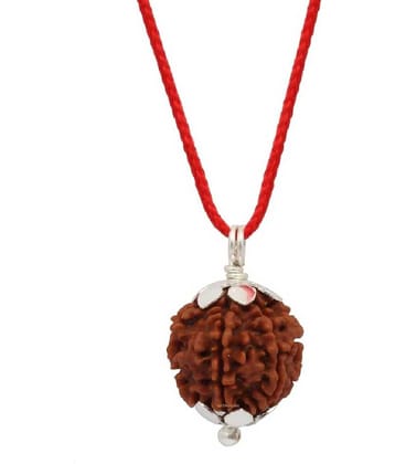 Astrodidi 4 Mukhi Rudraksha Pendant With Lab Certificate