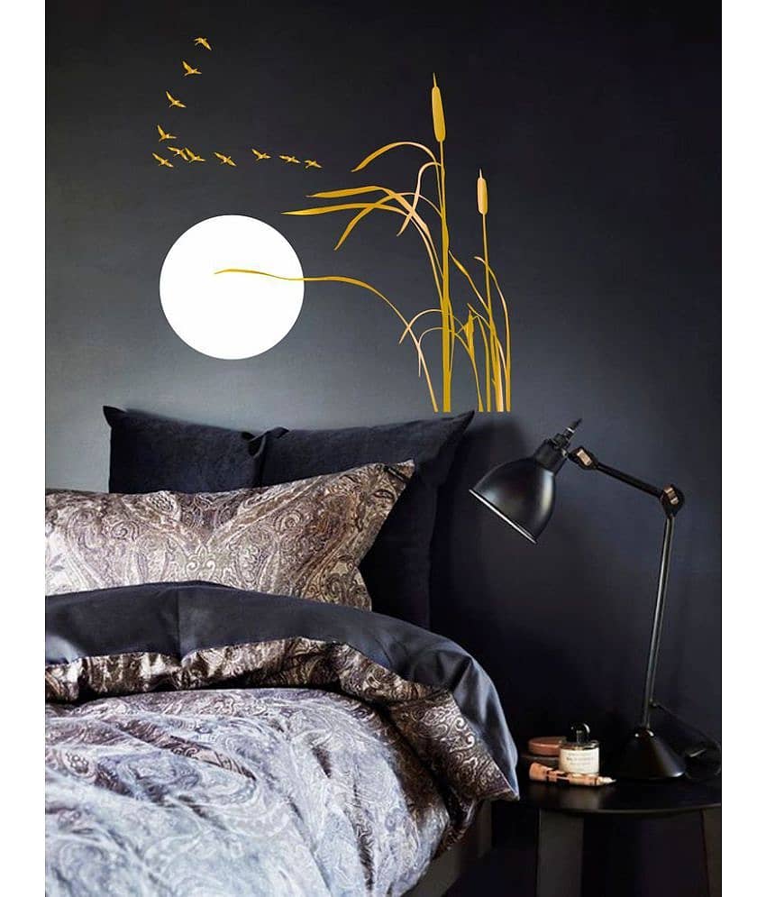 Decor Villa Moon Tree Vinyl Wall Stickers