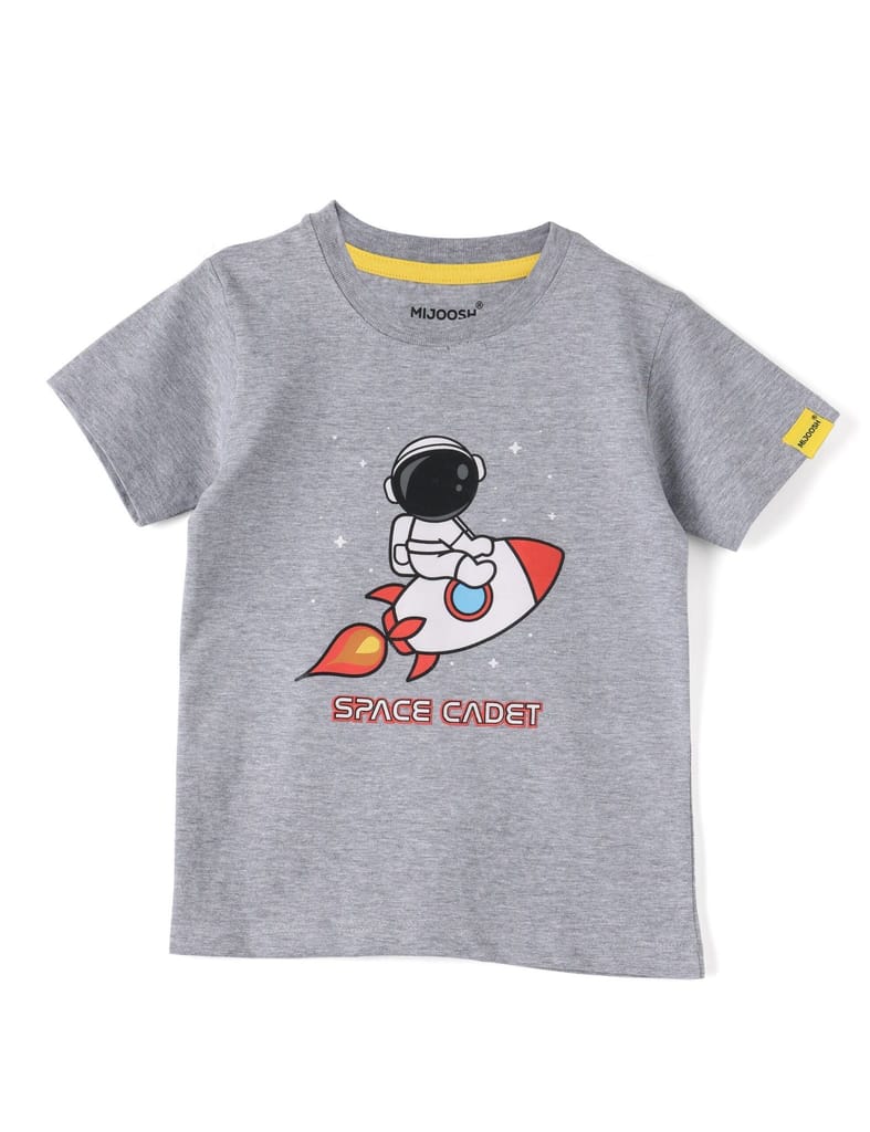 Luxurious Kids Boys T-Shirt Grey Heather Mélange / Winery Red, Soft Cotton, Ages 2-6 (2pcs pack)