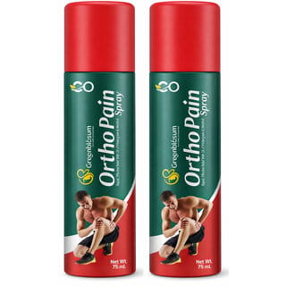 Greenblosum Ortho Pain Relief Spray 75 ml Pack of 2 for Muscle  Joint Pain