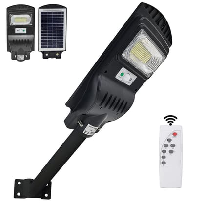 30 Watt Solar Street Light for Outdoor (White Light)-With Pole