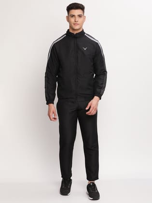 Invincible Men’s Sports Tracksuit-Black / S