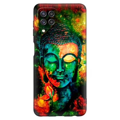 Colourful Buddha  Samsung A22 4G Premium Embossed Mobile cover