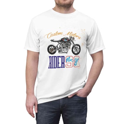 Premium Cotton T-Shirts with Bold Graphic DTF Prints (Color-White Size-M)
