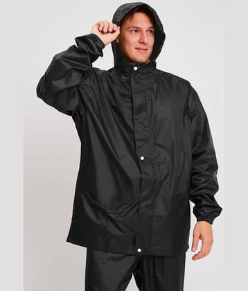 CAMISON Black Polyester Men's Raincoat ( Pack of 1 )