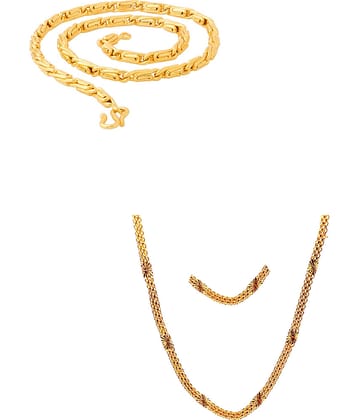 KRIMO Gold Plated Chain ( Set of 1 )