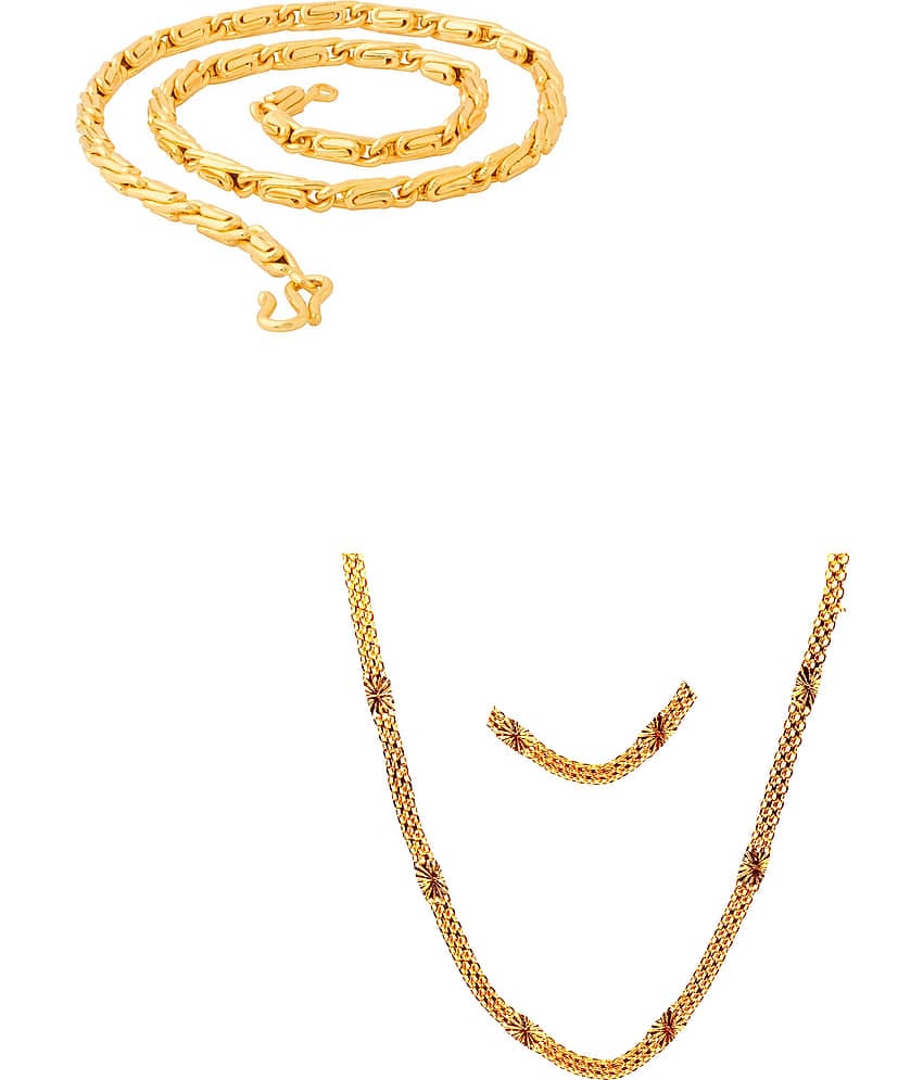KRIMO Gold Plated Chain ( Set of 1 )