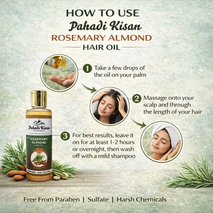 Rosemary almond hair oil 100 ml