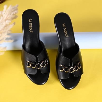 Cozy Cloud Wedges-Black / 36