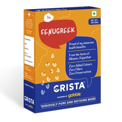 CRISTA Fenugreek, 100 gm CRISTA Fenugreek, 100 gm