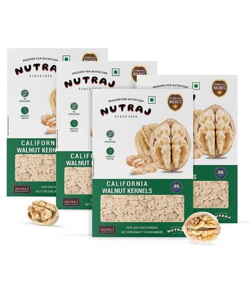 Nutraj California Walnut Kernels 1kg (250g x 4)