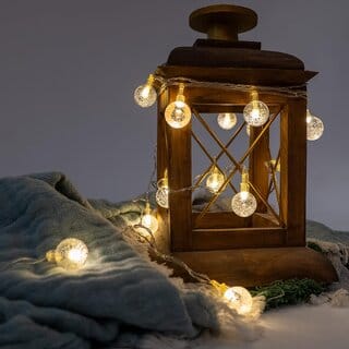Led Lights for Home Decoration - 3.5 m, 14LED Led Crystal Ball Lights for Decoration, String Lights