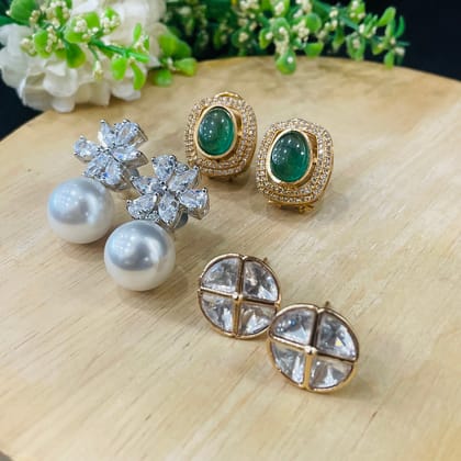 Nayaab Polki With Ad Studs Combo - Pre Booking