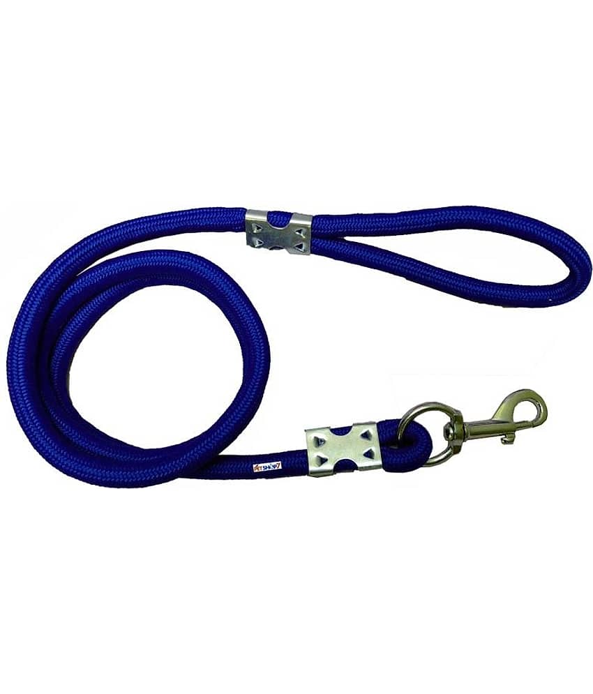 Petshop7 Nylon Dog Leash Rope Blue- Medium