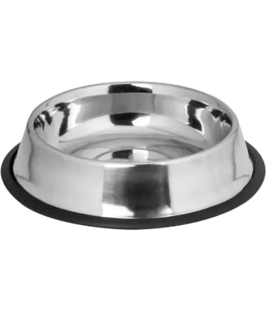 Gau Sudh - Stainless Steel Dog Food Blue Bowl 900 mL