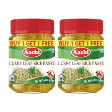 AACHI CURRY LEAF RICE PASTE 200G 1+1