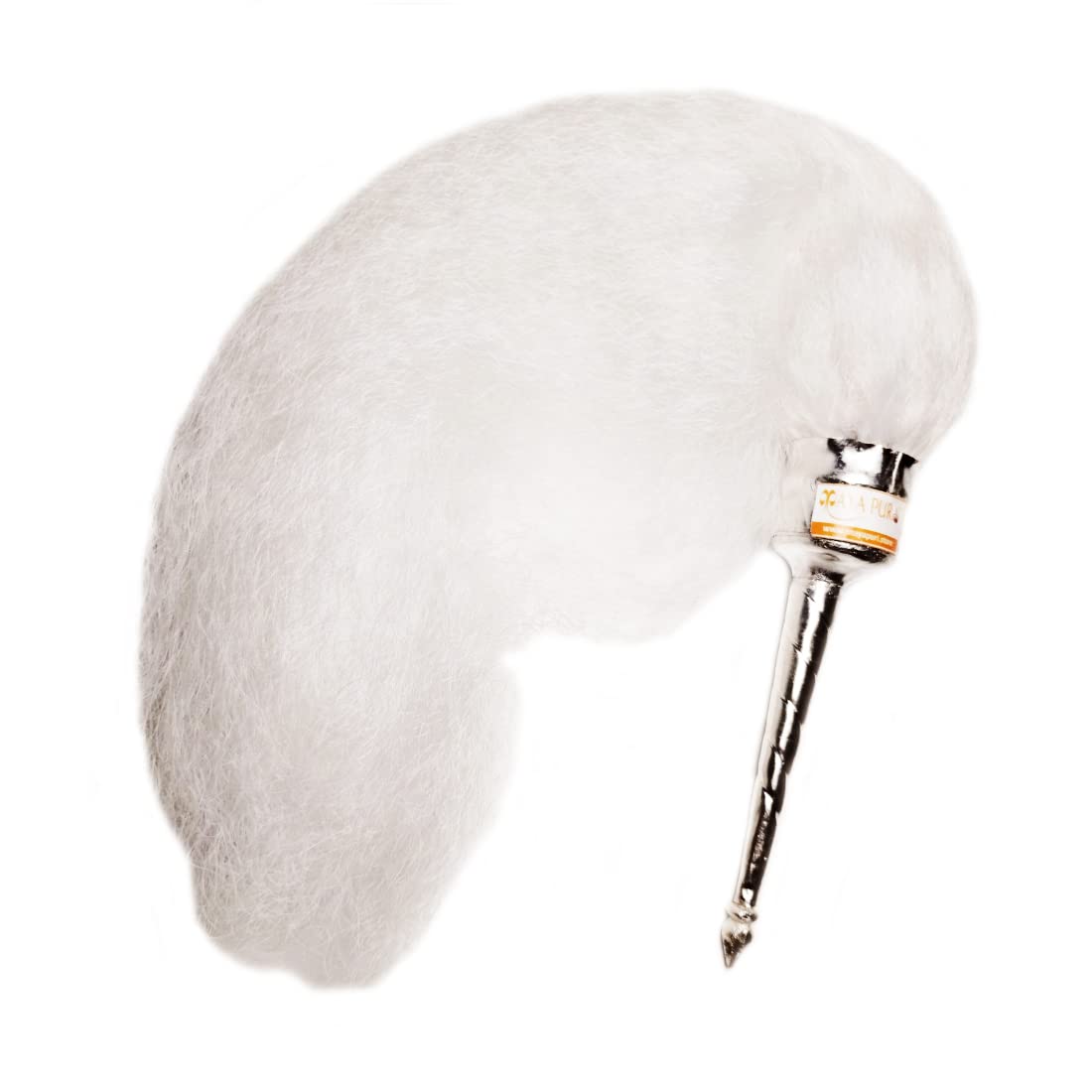 MAYAPURI Chawar/Chanwara/Chaur/Chavar Sahib in Metal Body/Sacred Fly Whisk from Himalayas Long 20 inches (1 Piece)