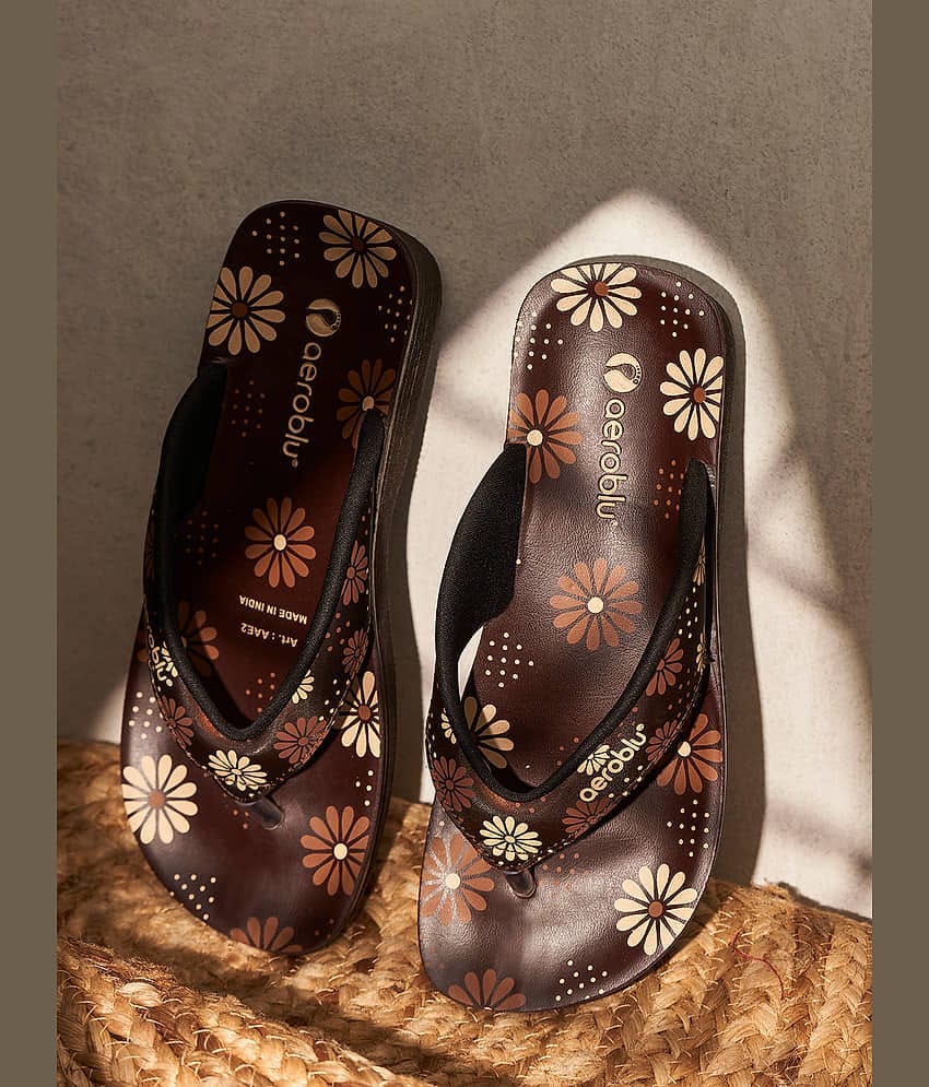 Aeroblu Footwear AEAAE2 Copper Women's Open Toe Flats