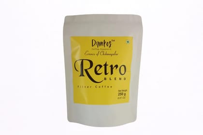 Drinkos Retro Blend Filter coffee powder 60/40 250 G Drinkos Retro Blend Filter coffee powder 60/40 250 G