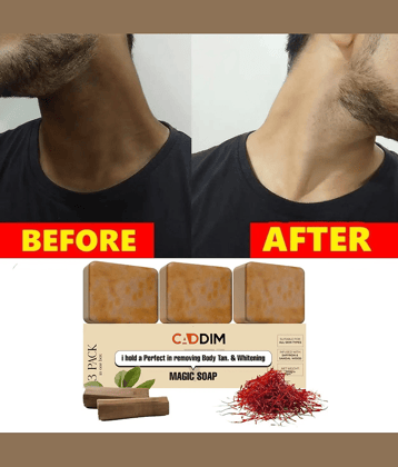 CADDIM Skin Whitening Gharsoaps Soap for All Skin Type ( Pack of 3 )
