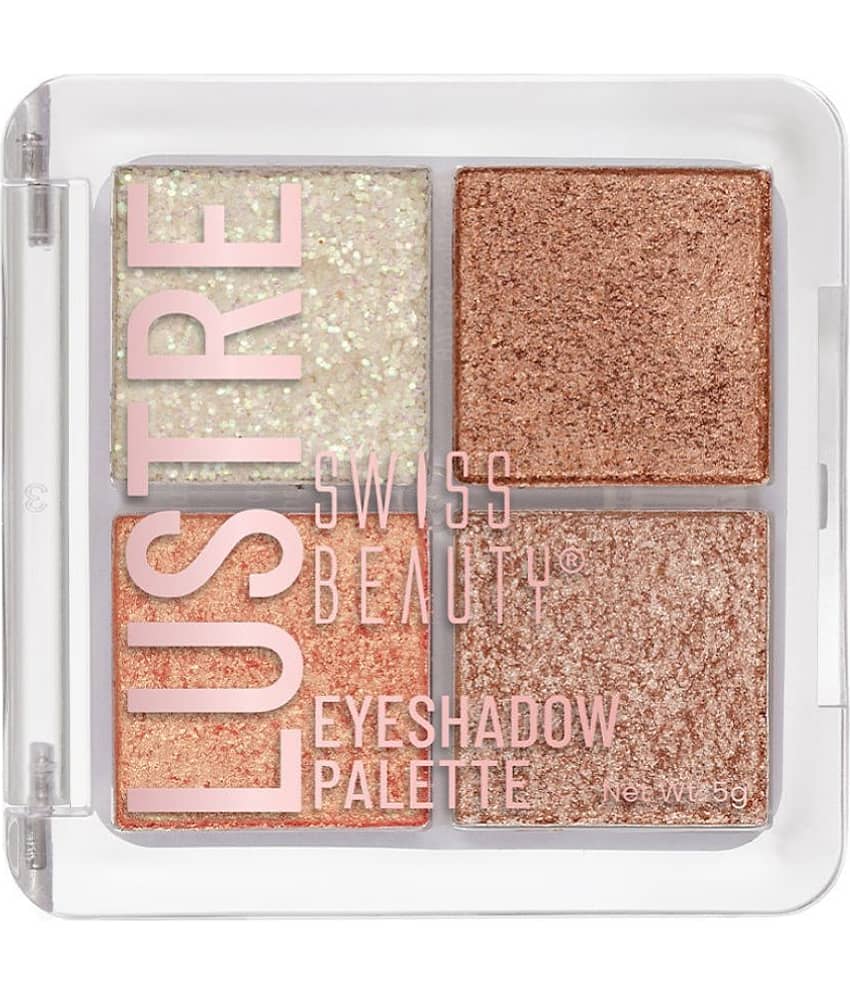 Swiss Beauty Lustre Eyeshadow Palette, 5g (Pack of 1)