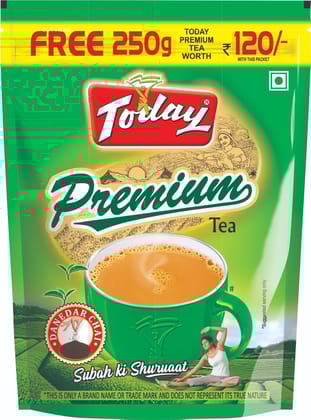 Today Premium Tea, 1 Kg Pack with Free 250g, Danedar Chai (1250 grams)