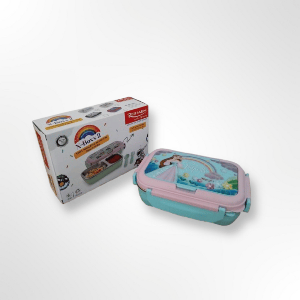 Steel Insulated Lunch Box with Cutlery