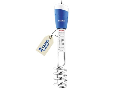 Baltra Crest Pro Rod (1000W) Water Heater for Bathroom Immersion Rod and Nickel Rust-Free Coating, Shock Proof Design
