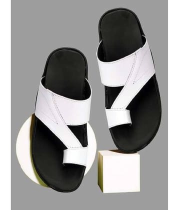 Buxton - White Men's Sandals