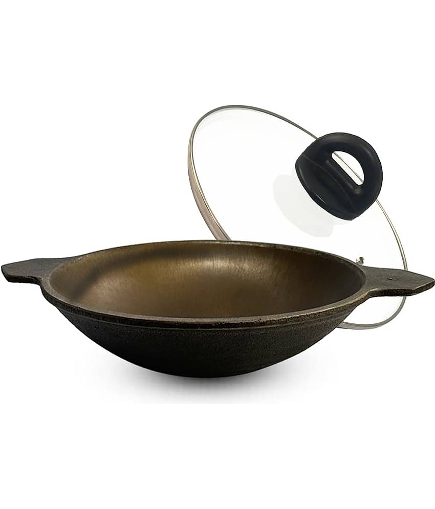 The Indus Valley - Cast Iron No Coating Chetty Pan ml ( Pack of 1 )
