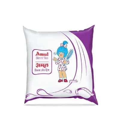 Amul Slim n Trim Skimmed Double Toned Milk Pouch