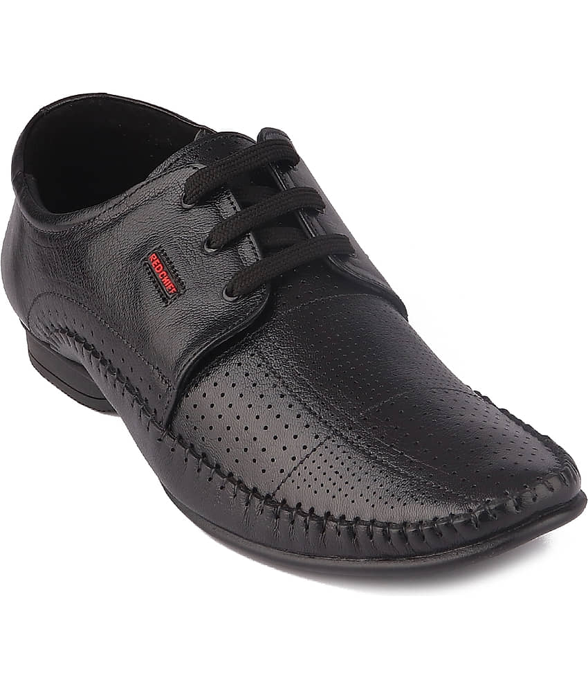 Red Chief - Black Men's Brogue Formal Shoes