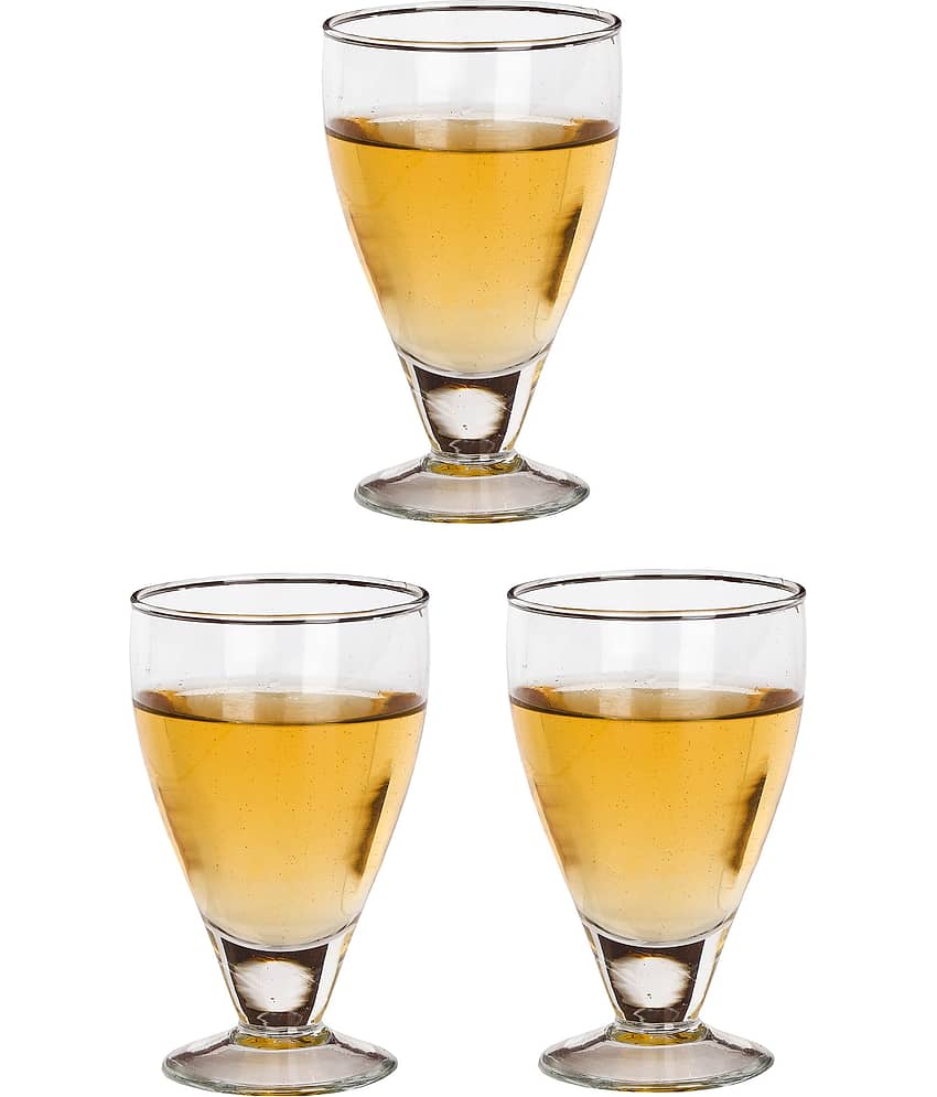 Afast Wine  Glasses Set,  250 ML - (Pack Of 3)