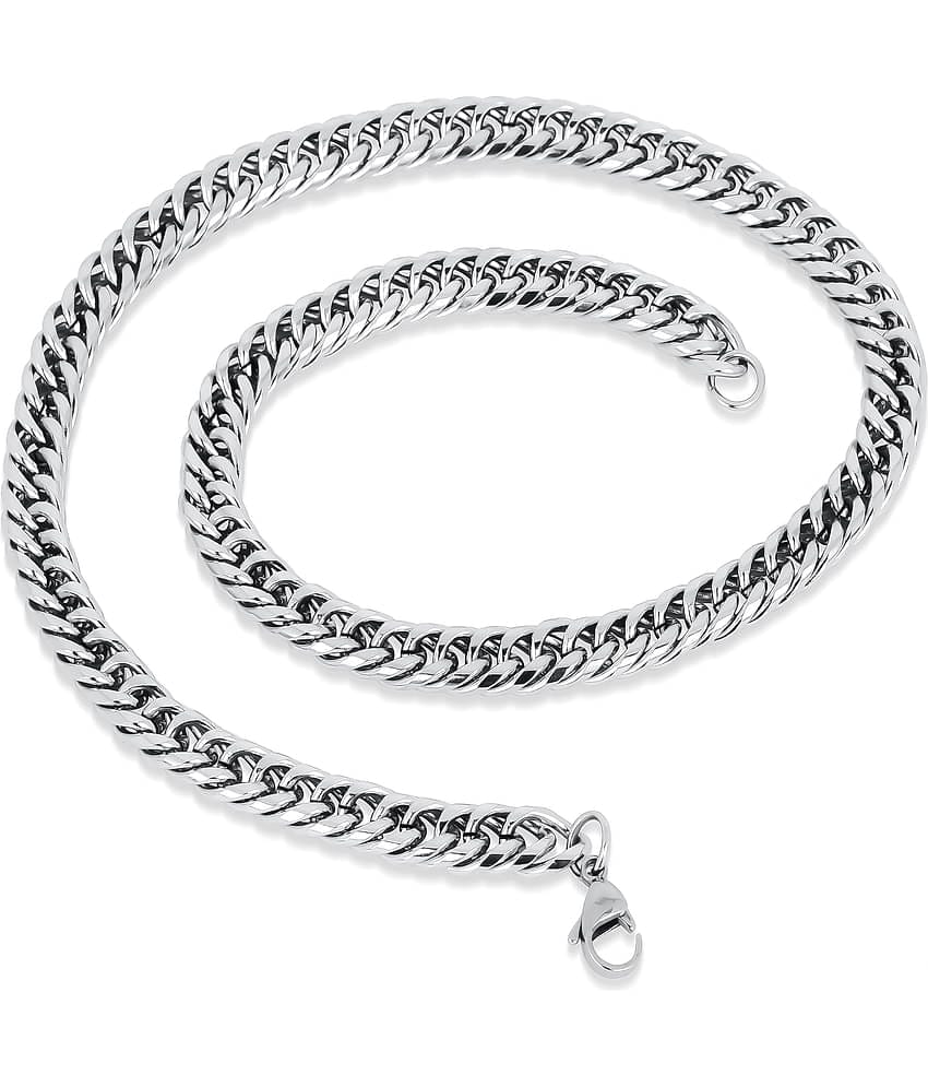 FASHION FRILL - Silver Plated Chain ( Pack of 1 )