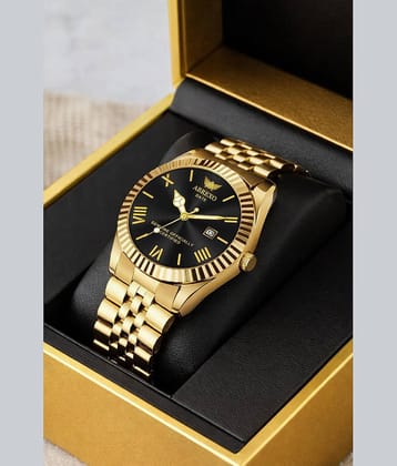 Abrexo Gold Stainless Steel Analog Men's Watch