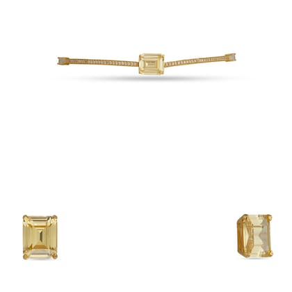 Cece - Yellow Stone Choker-Yellow CZ